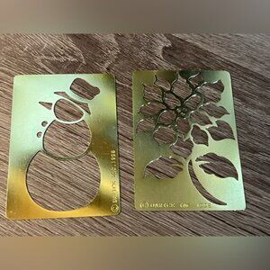 Darice vintage metal stencils